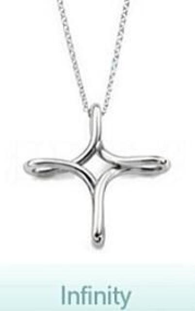 【プラチナ】インフィニティクロスネックレス 箱付 < 女性アクセサリー/時計 【プラチナ】インフィニティクロスネックレス 箱付 < 女性アクセサリー/時計の