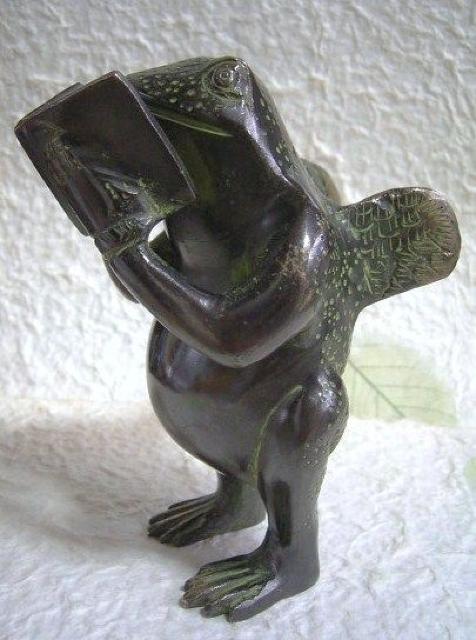 ☆即決☆酸化真鍮製 かえるの置物*本* < インテリア/ライフ  ☆即決☆酸化真鍮製 かえるの置物*本*  < インテリア/ライフの