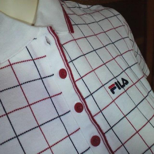 FILA/フィラチェック ポロシャツ GOLF < 女性ファッション  FILA/フィラチェック ポロシャツ GOLF < 女性ファッションの