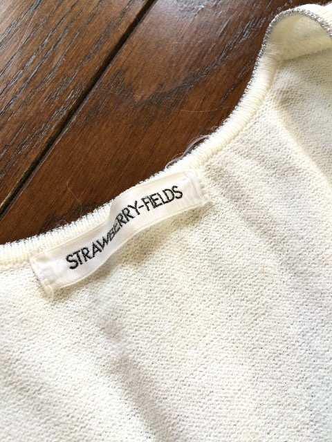 即決】strawberry fields◆上質ストレッチ&ビジューカットソー < 女性ファッション  即決】strawberry fields◆上質ストレッチ&ビジューカットソー < 女性ファッションの