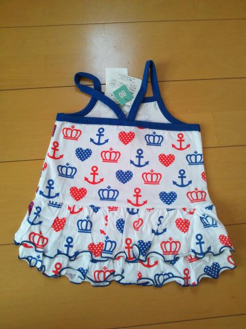 新品DIS総柄ワンピース80白ベビドBABYDOLLベビードール < ブランド 新品DIS総柄ワンピース80白ベビドBABYDOLLベビードール < ブランドの