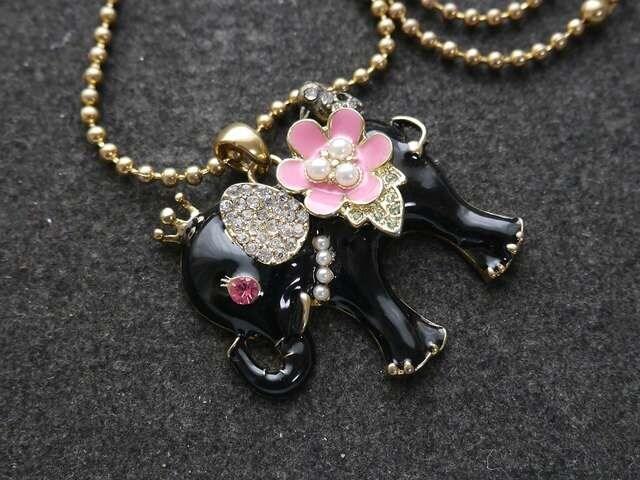 新品ゴスロリ姫系ゾウぞう象さんネックレスBETSEY JOHNSON < 女性アクセサリー/時計  新品ゴスロリ姫系ゾウぞう象さんネックレスBETSEY JOHNSON < 女性アクセサリー/時計の