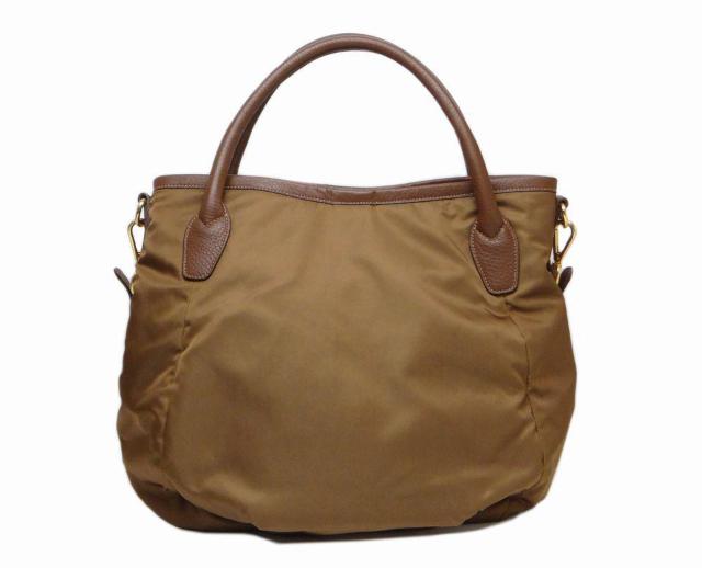 PRADA プラダ BR4420 TESSUTO VIT.DAI 2WAYトートバッグ ブラウン < ブランド PRADA プラダ BR4420 TESSUTO VIT.DAI 2WAYトートバッグ ブラウン < ブランドの