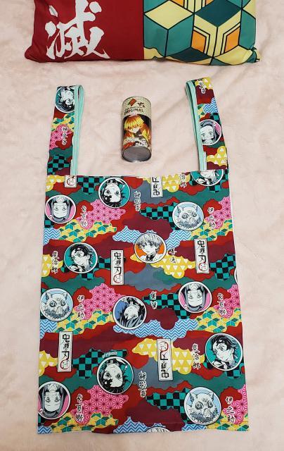 送料込!ハンドメイド*エコバッグ*鬼滅の刃*我妻善逸*レジ袋型*布製 < 女性ファッション  送料込!ハンドメイド*エコバッグ*鬼滅の刃*我妻善逸*レジ袋型*布製  < 女性ファッションの
