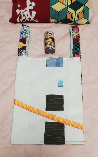 送料込!ハンドメイド*エコバッグ*鬼滅の刃*我妻善逸*レジ袋型*布製 < 女性ファッション  送料込!ハンドメイド*エコバッグ*鬼滅の刃*我妻善逸*レジ袋型*布製 < 女性ファッションの