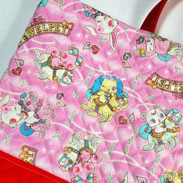 34B 【レア】【1点限定】 ジュエルペット レッスンバッグ(*^^*)ハンドメイド < キッズ/ベビー  34B 【レア】【1点限定】 ジュエルペット レッスンバッグ(*^^*)ハンドメイド  < キッズ/ベビーの