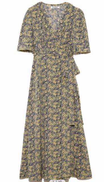 snidel カシュクールプリントワンピース < ブランド  snidel カシュクールプリントワンピース < ブランドの