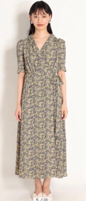 snidel カシュクールプリントワンピース < ブランド  snidel カシュクールプリントワンピース < ブランドの