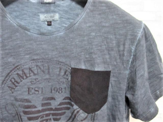 ☆ARMANI JEANS アルマーニジーンズ プリント ロゴ ヴィンテージ Tシャツ 半袖/メンズ/S☆新作モデル < ブランド ☆ARMANI JEANS アルマーニジーンズ プリント ロゴ ヴィンテージ Tシャツ 半袖/メンズ/S☆新作モデル < ブランドの
