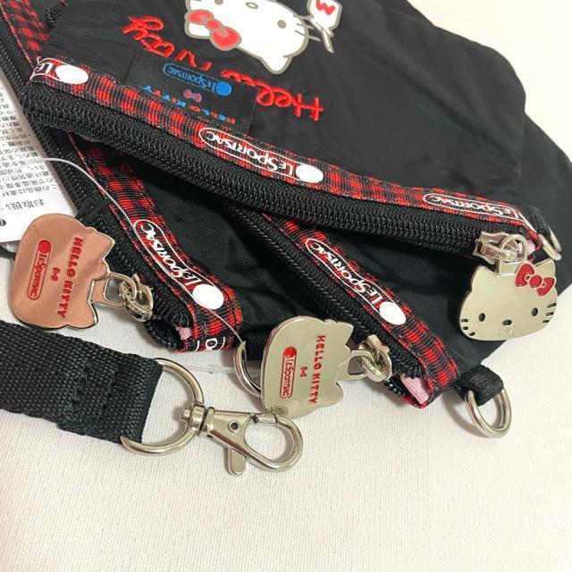 ★新品★LeSportsac レスポートサック ハローキティー ブラック 3連ポーチ コスメポーチ 3455 セット 送料無料 < 女性ファッション  ★新品★LeSportsac レスポートサック ハローキティー ブラック 3連ポーチ コスメポーチ 3455 セット 送料無料 < 女性ファッションの