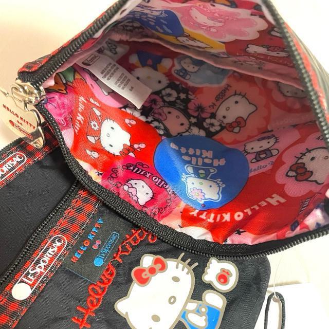 ★新品★LeSportsac レスポートサック ハローキティー ブラック 3連ポーチ コスメポーチ 3455 セット 送料無料 < 女性ファッション  ★新品★LeSportsac レスポートサック ハローキティー ブラック 3連ポーチ コスメポーチ 3455 セット 送料無料 < 女性ファッションの