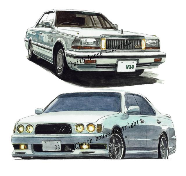 NC-1185セドリックY30/Y33限定版画サイン額装済作家平右ヱ門 < 自動車/バイク NC-1185セドリックY30/Y33限定版画サイン額装済作家平右ヱ門 < 自動車/バイク