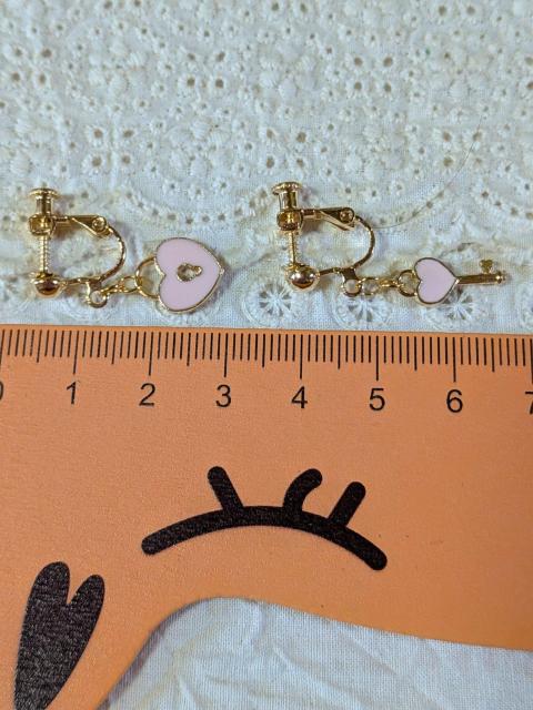 *HM*『鍵とハート』☆イヤリング☆ネジバネ式 < 女性ファッション  *HM*『鍵とハート』☆イヤリング☆ネジバネ式 < 女性ファッションの