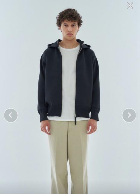 ◆美品◆3.6万◆エストネーション◆ミラノリブフーディーブルゾン◆パーカー◆L < 男性ファッション ◆美品◆3.6万◆エストネーション◆ミラノリブフーディーブルゾン◆パーカー◆L < 男性ファッションの