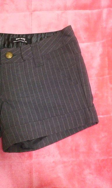 ワンウェイ ショートパンツ グレー ストライプ S 美品 激安 エロカワ < ブランド ワンウェイ ショートパンツ グレー ストライプ S 美品 激安 エロカワ < ブランドの