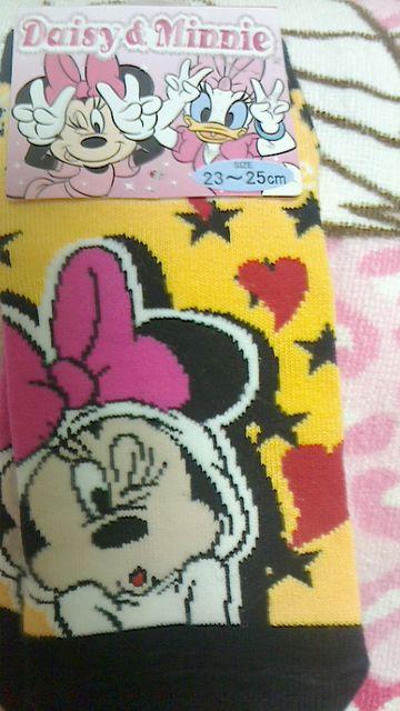 ミニー靴下23〜25センチ < アニメ/コミック/キャラクター  ミニー靴下23〜25センチ  < アニメ/コミック/キャラクターの