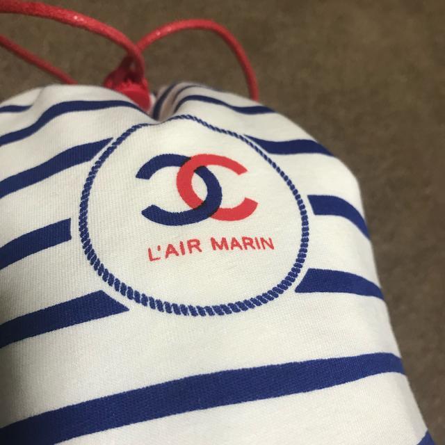 レア 正規品 シャネル ノベルティ 巾着ポーチ L'AIR MARIN < ブランド  レア 正規品 シャネル ノベルティ 巾着ポーチ L'AIR MARIN < ブランドの