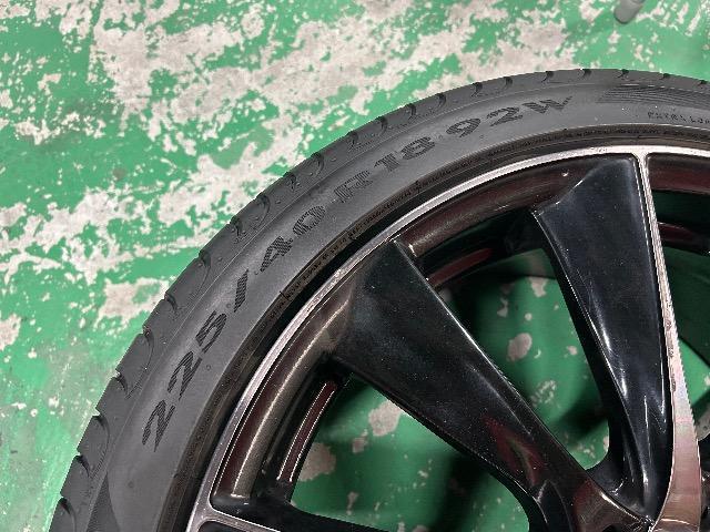 7072094)レイズベルサス18インチブラックポリッシュ4本ピレリ中古タイヤセットミニバン等225/40R18送料無料 < 自動車/バイク 7072094)レイズベルサス18インチブラックポリッシュ4本ピレリ中古タイヤセットミニバン等225/40R18送料無料 < 自動車/バイク