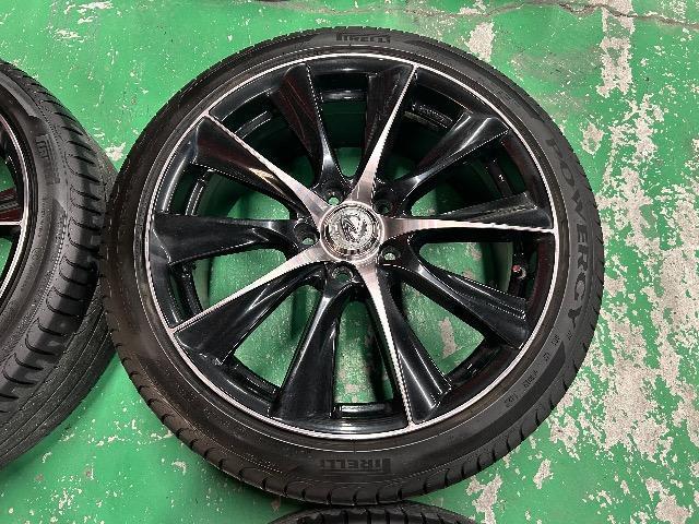 7072094)レイズベルサス18インチブラックポリッシュ4本ピレリ中古タイヤセットミニバン等225/40R18送料無料 < 自動車/バイク 7072094)レイズベルサス18インチブラックポリッシュ4本ピレリ中古タイヤセットミニバン等225/40R18送料無料 < 自動車/バイク