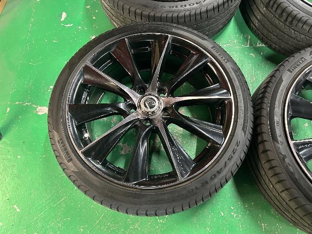 7072094)レイズベルサス18インチブラックポリッシュ4本ピレリ中古タイヤセットミニバン等225/40R18送料無料 < 自動車/バイク 7072094)レイズベルサス18インチブラックポリッシュ4本ピレリ中古タイヤセットミニバン等225/40R18送料無料 < 自動車/バイク