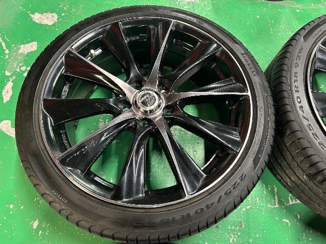 7072094)レイズベルサス18インチブラックポリッシュ4本ピレリ中古タイヤセットミニバン等225/40R18送料無料 < 自動車/バイク 7072094)レイズベルサス18インチブラックポリッシュ4本ピレリ中古タイヤセットミニバン等225/40R18送料無料 < 自動車/バイク