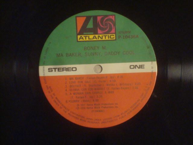 MA BAKER, SUNNY, DADDY COOL / Boney M@ѕtLP  CD/DVD/rfI 