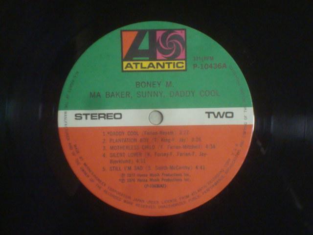 MA BAKER, SUNNY, DADDY COOL / Boney M@ѕtLP  CD/DVD/rfI 