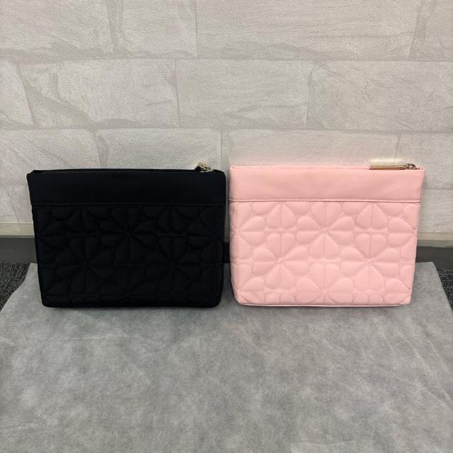 即決 新品 kate spade NEW YORK フラワー ポーチ 2個セット < ブランド  即決 新品 kate spade NEW YORK フラワー ポーチ 2個セット < ブランドの