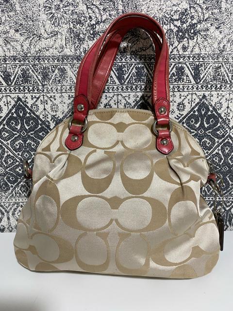 【中古】COACH コーチ ポピー シグネチャー トートバッグ ショルダー < ブランド  【中古】COACH コーチ ポピー シグネチャー トートバッグ ショルダー < ブランドの
