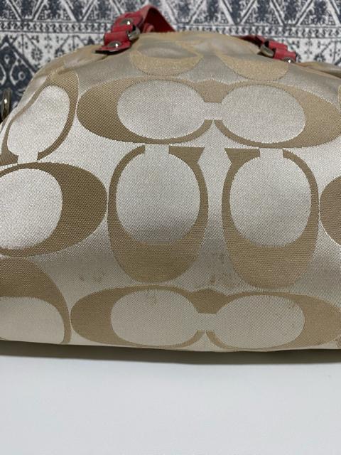 【中古】COACH コーチ ポピー シグネチャー トートバッグ ショルダー < ブランド  【中古】COACH コーチ ポピー シグネチャー トートバッグ ショルダー < ブランドの