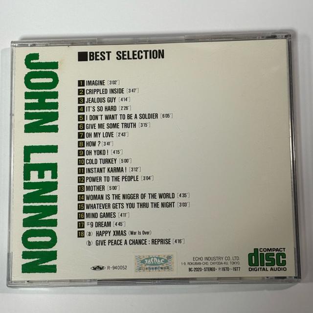 John Lennon / BEST SELECTION  CD/DVD/rfI 