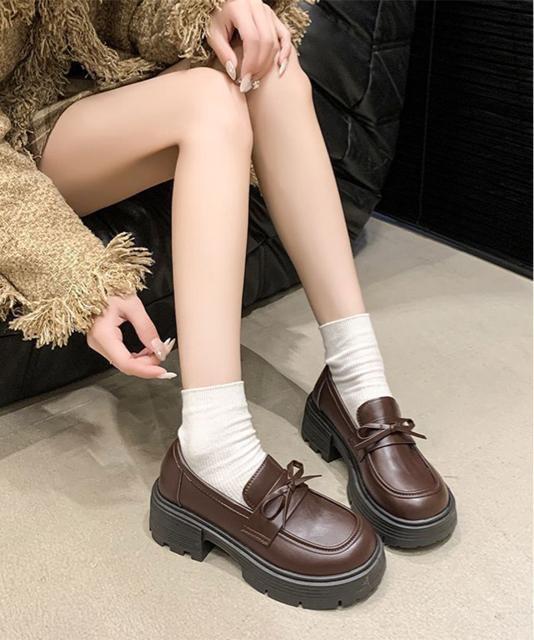 送料無料 新品 ローファー レディース レザー調 リボン < 女性ファッション 送料無料 新品 ローファー レディース レザー調 リボン < 女性ファッションの