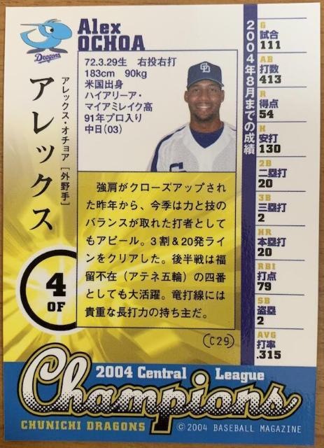 �y���������zBBM 2004 �Z�E���[�O�D���L�O�J�[�h �����h���S���Y �`�[���Z�b�g C29[���M�����[�J�[�h]�F�A���b�N�X �� ���W���[/�X�|�[�c�� 