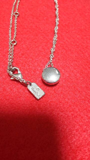 COACH �R�[�` �l�b�N���X �V���o�[�J���[ �X�g�[���t�� ���E���h�y���_���g ���f�B�[�X �A�N�Z�T���[ �� �u�����h�� 