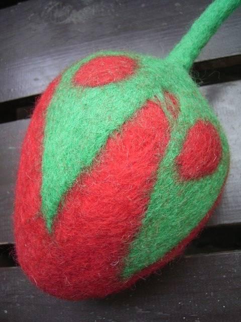 ☆即決☆フェルト製 いちご♪ < インテリア/ライフ  ☆即決☆フェルト製 いちご♪ < インテリア/ライフの