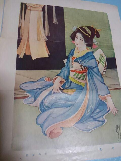 昭和初期高畠華宵のポスター二枚 < ホビー  昭和初期高畠華宵のポスター二枚 < ホビーの