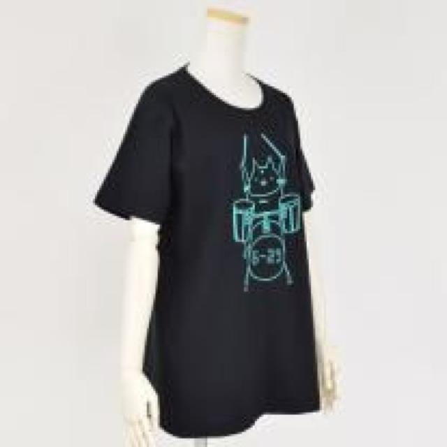 mintNeko・ドラム&ネコイラストTシャツ < ブランド mintNeko・ドラム&ネコイラストTシャツ < ブランドの