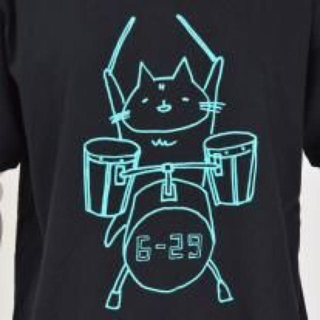 mintNeko・ドラム&ネコイラストTシャツ < ブランド mintNeko・ドラム&ネコイラストTシャツ < ブランドの
