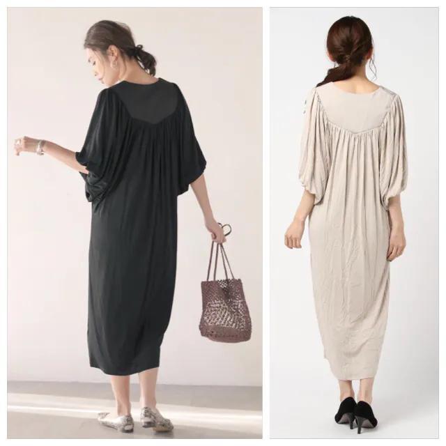 定価4,212円●RIBOUリボウ●刺繍ワンピース●シャンパンゴールド ベージュ < 女性ファッション  定価4,212円●RIBOUリボウ●刺繍ワンピース●シャンパンゴールド ベージュ < 女性ファッションの