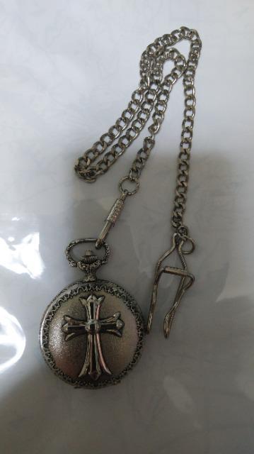 十字架柄懐中時計◆ペンダントトップ等にも◆ゴスロリ系に即決 < 女性アクセサリー/時計 十字架柄懐中時計◆ペンダントトップ等にも◆ゴスロリ系に即決 < 女性アクセサリー/時計の