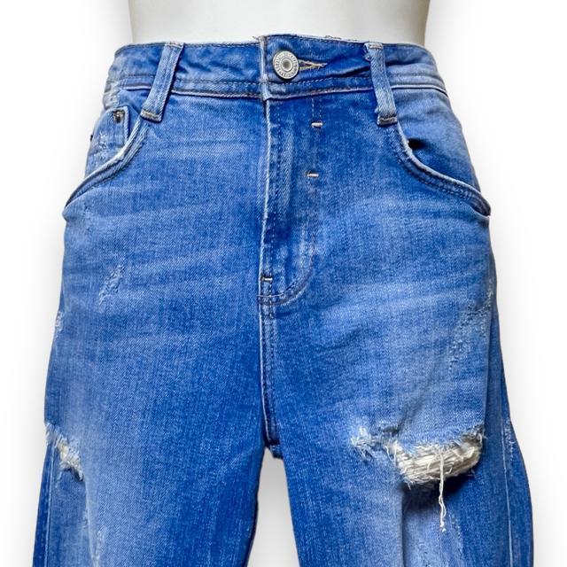 【ZARA】ダメージ&クラッシュ加工☆デニムパンツ < ブランド  【ZARA】ダメージ&クラッシュ加工☆デニムパンツ < ブランドの