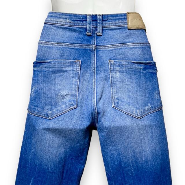 【ZARA】ダメージ&クラッシュ加工☆デニムパンツ < ブランド  【ZARA】ダメージ&クラッシュ加工☆デニムパンツ < ブランドの