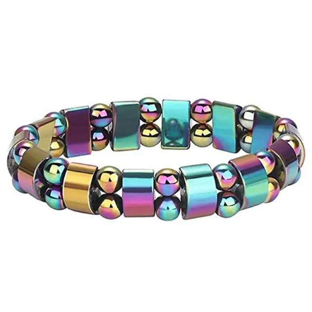 残1点★超お買い得490円★【人気】高級ファッション クリエーティブ カジュアル ヘマタイト ブレスレット カラフル フリーサイズ < 女性アクセサリー/時計  残1点★超お買い得490円★【人気】高級ファッション クリエーティブ カジュアル ヘマタイト ブレスレット カラフル フリーサイズ  < 女性アクセサリー/時計の