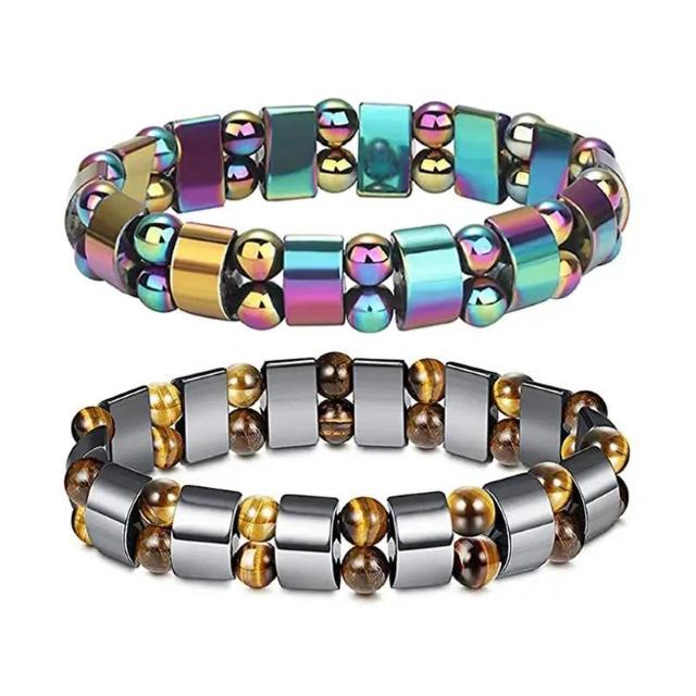 残1点★超お買い得490円★【人気】高級ファッション クリエーティブ カジュアル ヘマタイト ブレスレット カラフル フリーサイズ < 女性アクセサリー/時計  残1点★超お買い得490円★【人気】高級ファッション クリエーティブ カジュアル ヘマタイト ブレスレット カラフル フリーサイズ < 女性アクセサリー/時計の