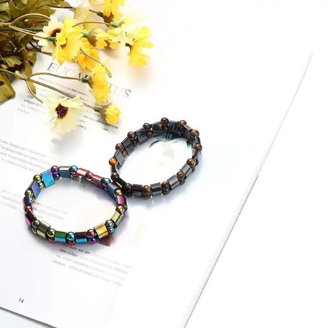 残1点★超お買い得490円★【人気】高級ファッション クリエーティブ カジュアル ヘマタイト ブレスレット カラフル フリーサイズ < 女性アクセサリー/時計  残1点★超お買い得490円★【人気】高級ファッション クリエーティブ カジュアル ヘマタイト ブレスレット カラフル フリーサイズ < 女性アクセサリー/時計の