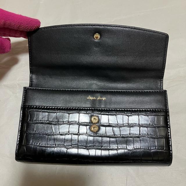 【Legato Largo / レガートラルゴ】 クロコ柄 / がま口 長財布 < 女性ファッション 【Legato Largo / レガートラルゴ】 クロコ柄 / がま口 長財布 < 女性ファッションの