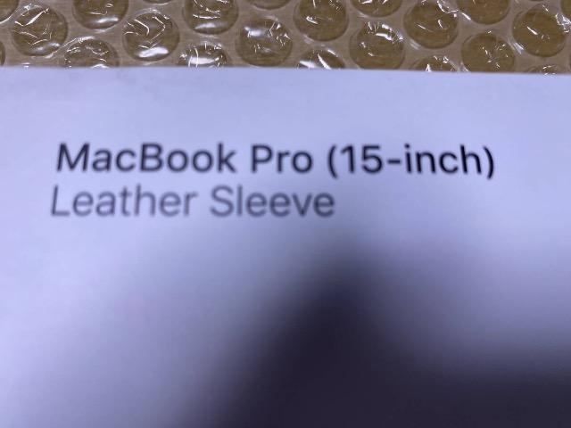 未使用★Apple★MacBook Pro 15inch用ケース★MTEJ2FE/A < PC本体/周辺機器 未使用★Apple★MacBook Pro 15inch用ケース★MTEJ2FE/A < PC本体/周辺機器の
