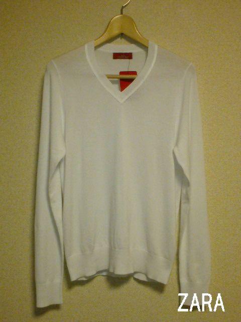■ZARA/ザラ デザイン Vネット ニット/メンズ・M☆新品 < ブランド ■ZARA/ザラ デザイン Vネット ニット/メンズ・M☆新品 < ブランドの