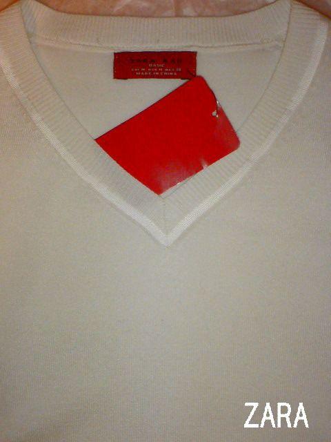 ■ZARA/ザラ デザイン Vネット ニット/メンズ・M☆新品 < ブランド ■ZARA/ザラ デザイン Vネット ニット/メンズ・M☆新品 < ブランドの