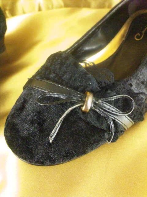 ★可愛い(^O^)★リボン&レース★パンプス★S★黒★ < 女性ファッション  ★可愛い(^O^)★リボン&レース★パンプス★S★黒★ < 女性ファッションの